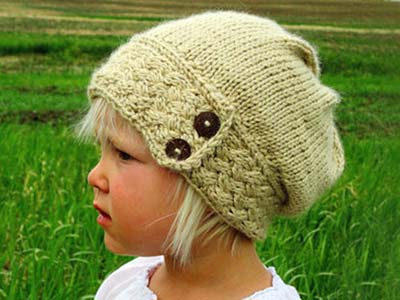 Little Miss Ella Hat Knitting Pattern