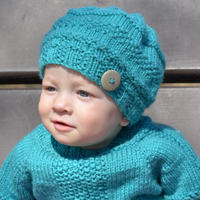 Little Cora's Sweater Knitted Sweater Pattern - KnotEnufKnitting