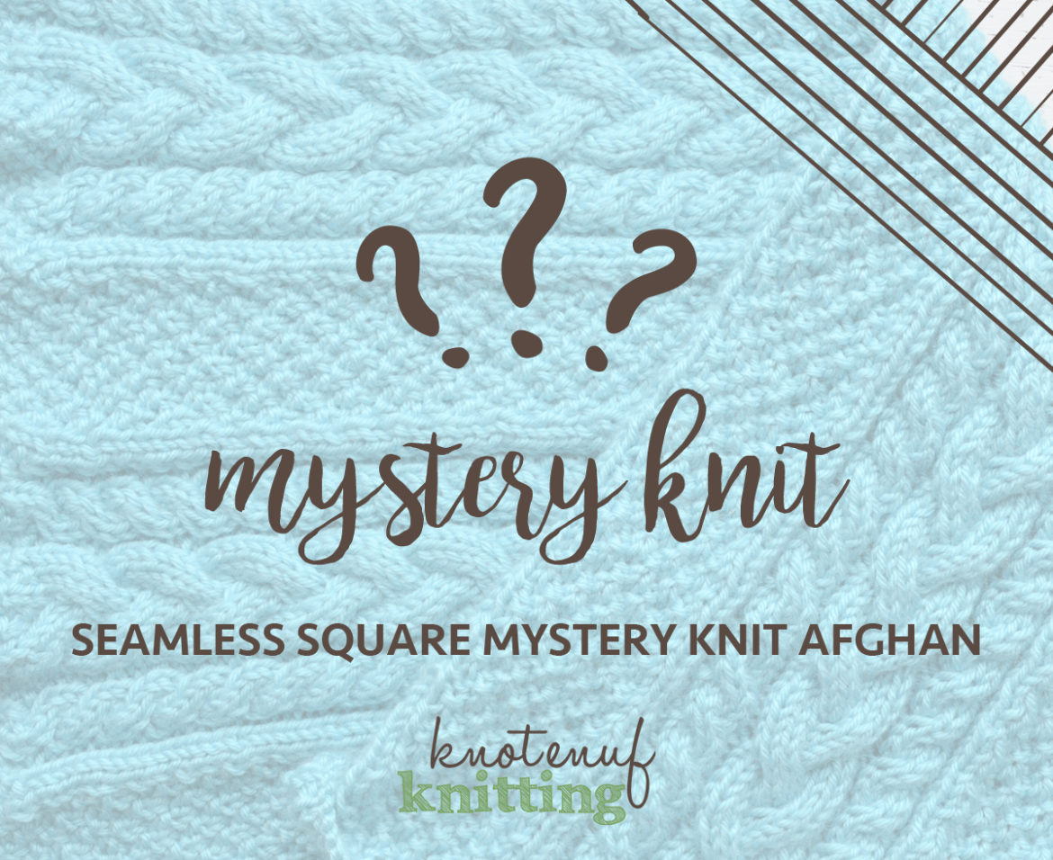 seamless square afghan mystery knit
