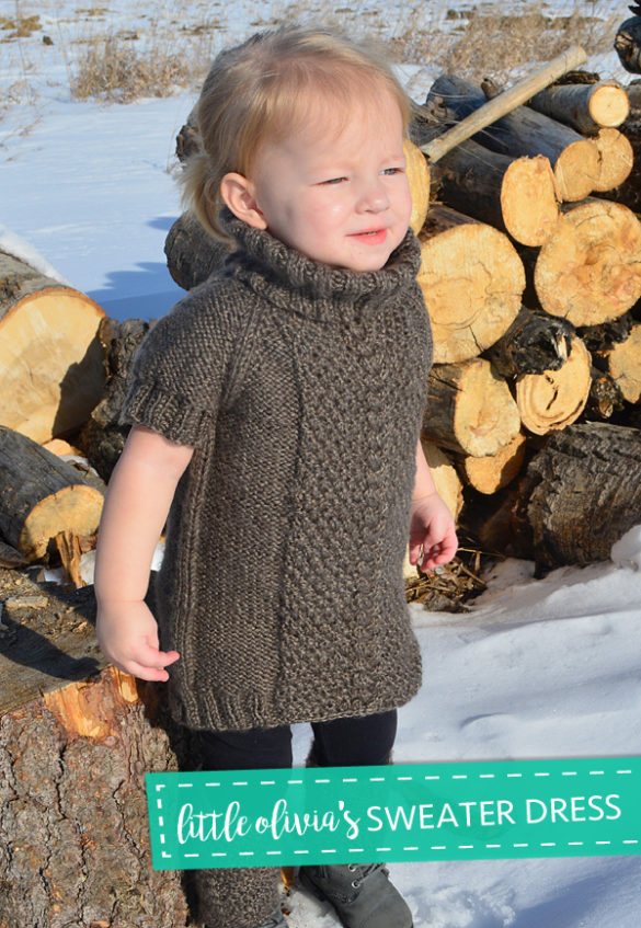 A New Pattern is Born - Little Miss Olivia Sweater Dress and Hat ...