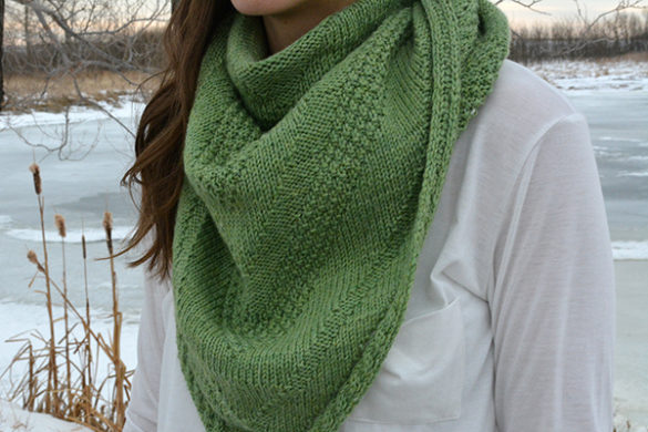 winter solstice shawl knitting pattern
